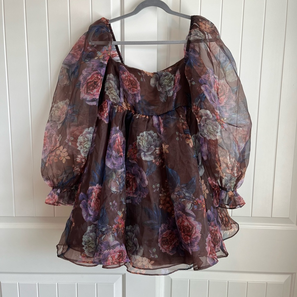Baby doll long sleeve dress.
